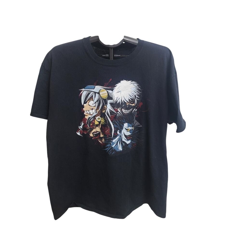 Death Note Anime Manga Cartoon Tee Shirt XL Men's